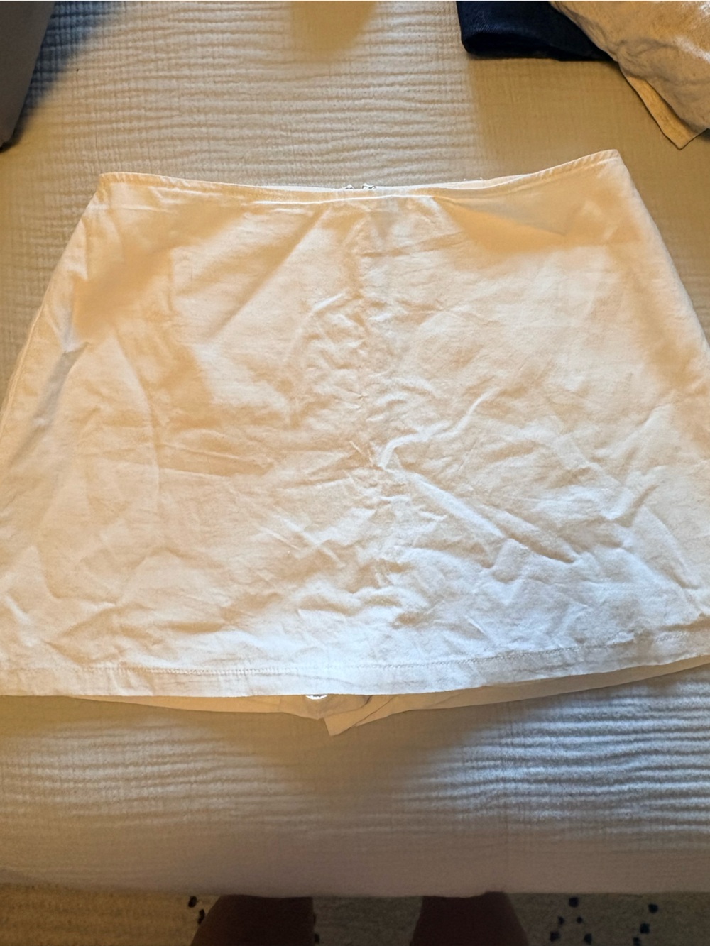 Princess Polly White Cotton Skort